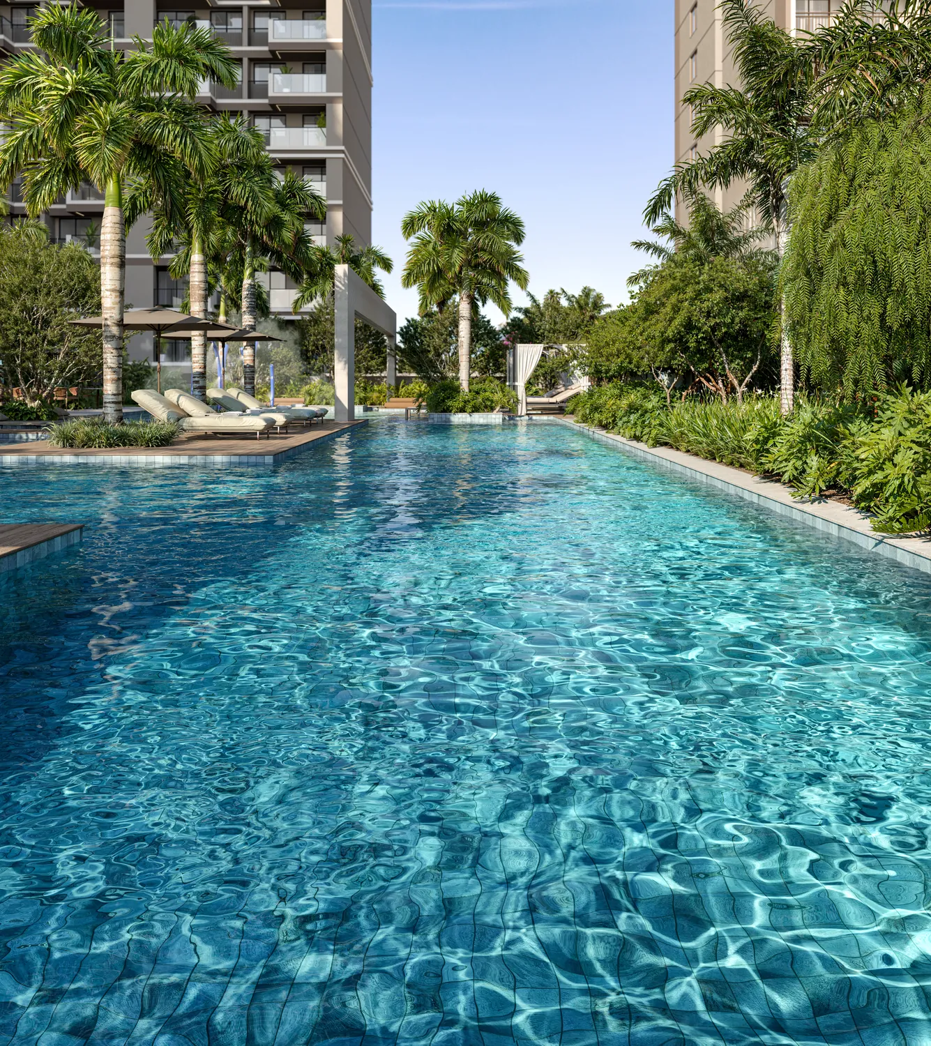 Piscina de raia de 25 m | ON Resort Cidade Jardim