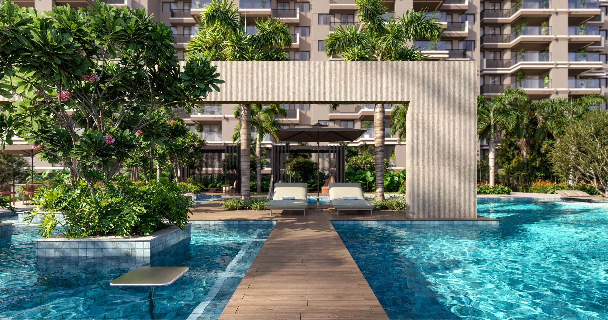 Pool lounge | ON Resort Cidade Jardim