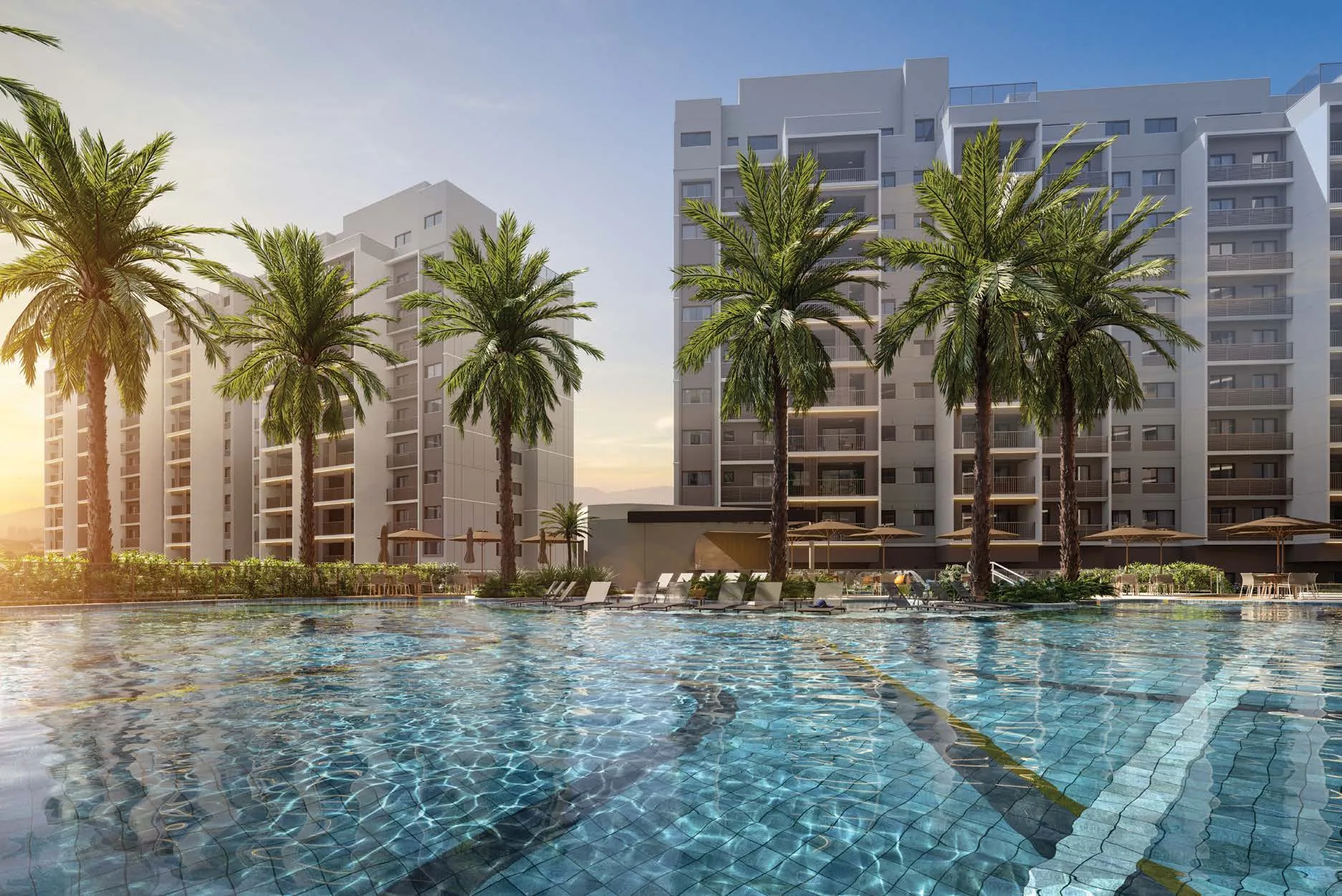 Piscina adulto com raia de 25 m | WE Barra by Living
