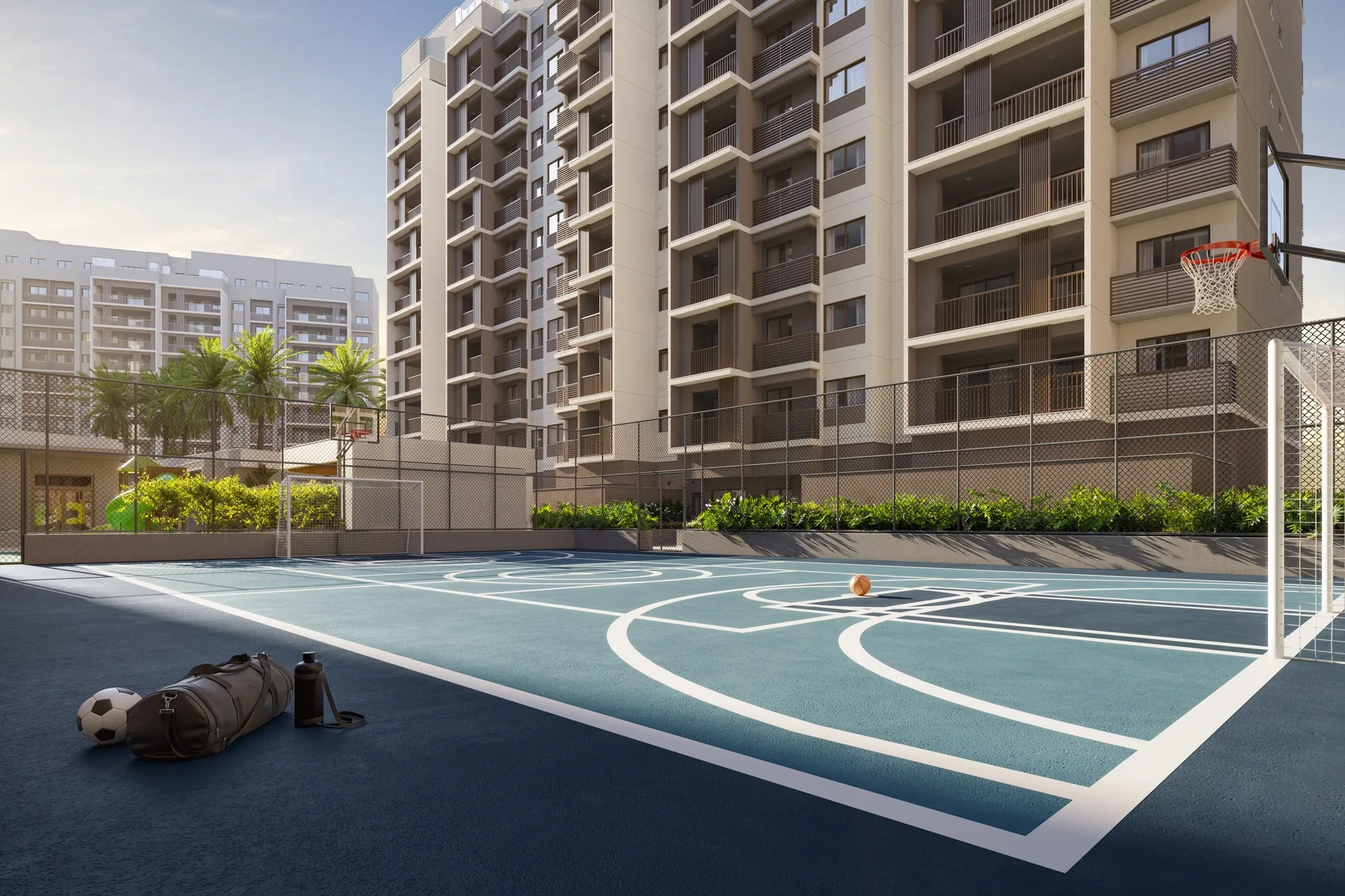 Quadra recreativa | WE Barra by Living